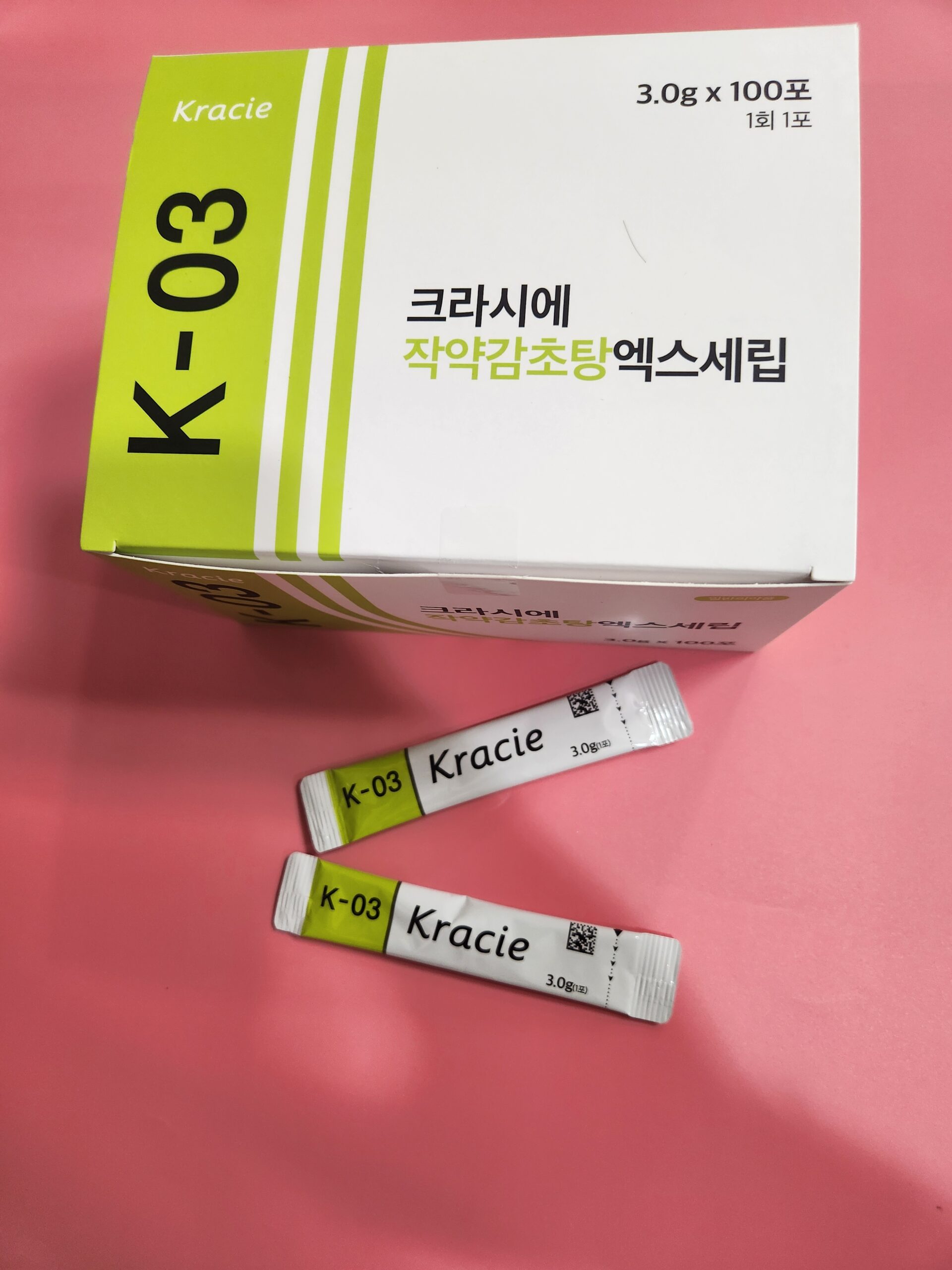 한사랑한의원 근육경련 한약 처방 종아리쥐 약 크라시에 작약감초탕 과립제