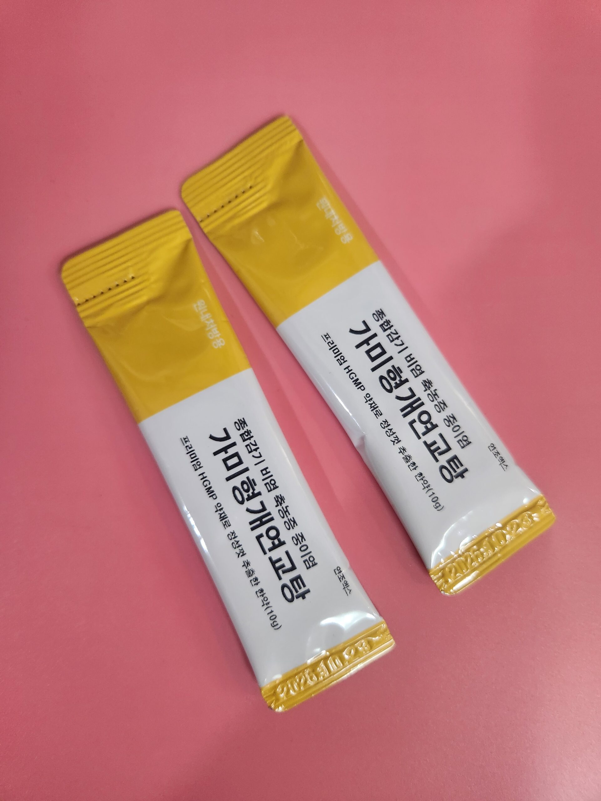 비염 한약 치료에 처방되는 탕약 파우치