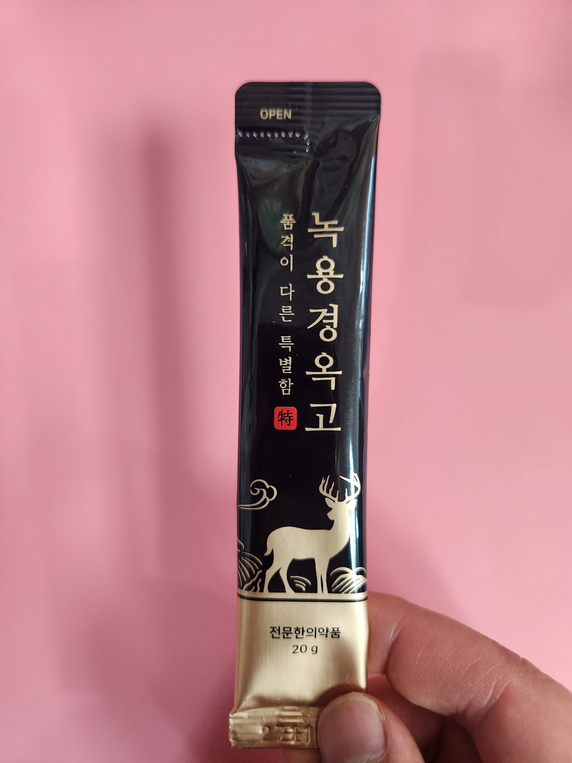 경옥고 성분으로 만든 스틱형 경옥고