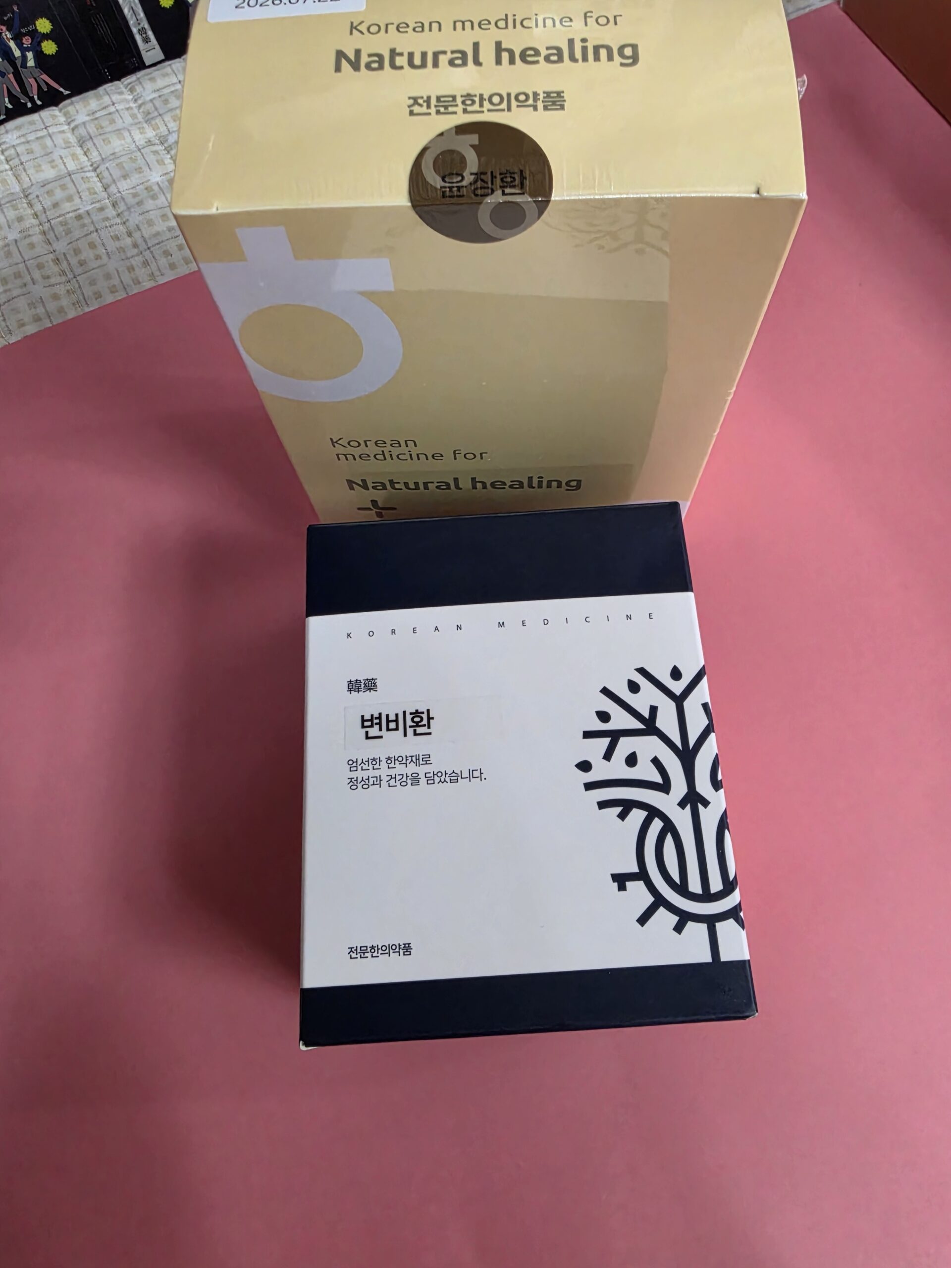 변비 원인별 유형을 진료로 감별하는 모습