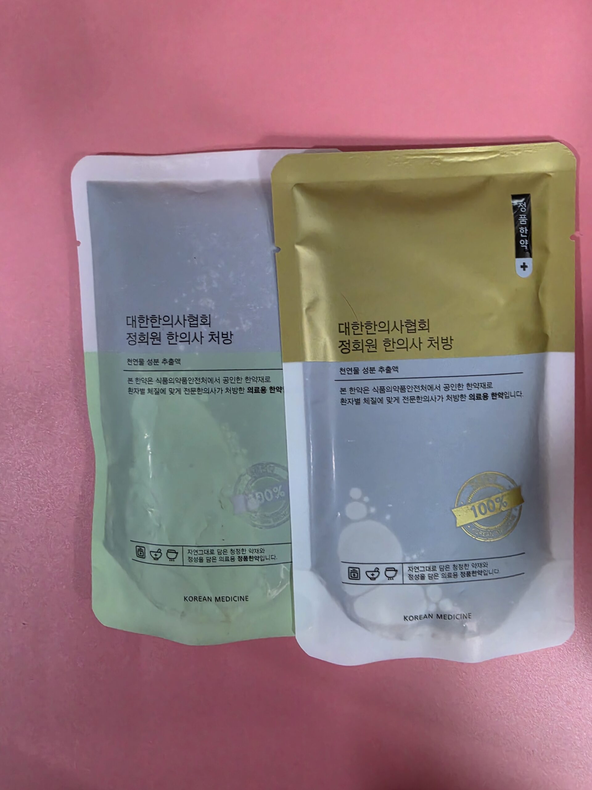 구안와사 약으로 처방하는 맞춤 탕약 파우치